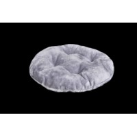 Подушка-лежак (синтепон) для котів та собак Мур-Мяу кругла 40 см Сіра Подушка-лежак (синтепон) для котів та собак Мур-Мяу кругла 40 см Сіра