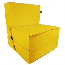 Безкаркасне крісло розкладачка Tia-Sport Поролон 180х70 см (sm-0920-2) жовтий