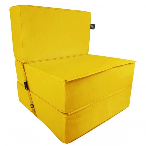 Безкаркасне крісло розкладачка Tia-Sport Поролон 180х70 см (sm-0920-2) жовтий в інтернет супермаркеті PbayMarket!