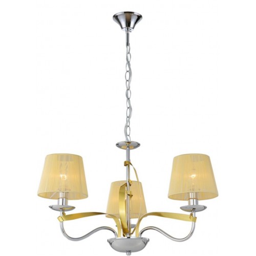 Люстра Candellux Diva 60x100 см Золотисто-сріблястий (33-55057) Люстра Candellux Diva 60x100 см Золотисто-сріблястий (33-55057)