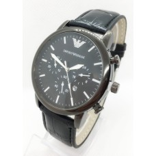 Наручний годинник чоловічий No Brand Emporio Armani Чорний (IBW630B)