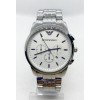 Наручний годинник чоловічий Clockhouse Emporio Armani Сріблястий (IBW687SO)