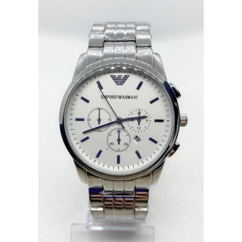 Наручний годинник чоловічий Clockhouse Emporio Armani Сріблястий (IBW687SO)