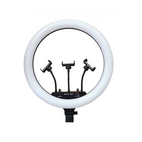 Студійна 360° світлодіодна LED лампа зі штативом XPRO LIVE LIGHT 45 см MJ 18 із сенсорним керуванням та штативом у комплекті (6548_8511) Студійна 360° світлодіодна LED лампа зі штативом XPRO LIVE LIGHT 45 см MJ 18 із сенсорним керуванням та штативом у комплекті (6548_8511)