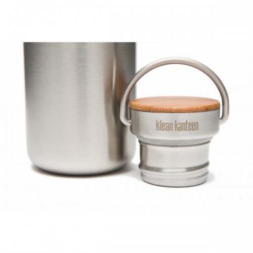 Крышка стальная c бамбуком Klean Kanteen Stainless Unibody Bamboo Cap (1017-1006111)