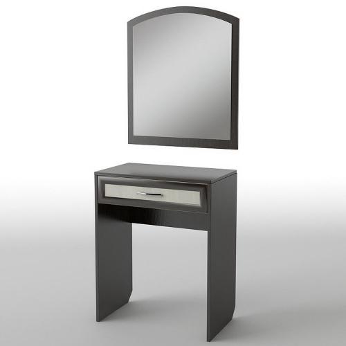 Туалетний столик Тиса Мебель БС-30 Венге Дуб молочний 75x40x70 см Туалетний столик Тиса Мебель БС-30 Венге Дуб молочний 75x40x70 см