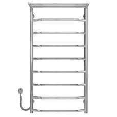 Рушникосушарка електрична Трапеція з полицею П9 500х1000 Deffi Хром EF16 (C.TP.100.50.9.E.C.L.5)