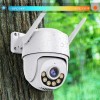 IP камера відеоспостереження RIAS N806 (iCSee APP) Wi-Fi 2MP вулична з віддаленим доступом White