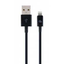 Кабель Cablexpert USB 2.0 A - Lightning 2м Чорний (CC-USB2P-AMLM-2M)