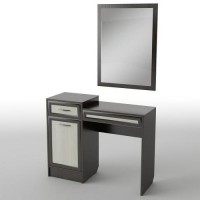 Туалетний столик Тиса Мебель БС-4 Венге Дуб молочний 80x40x100 см