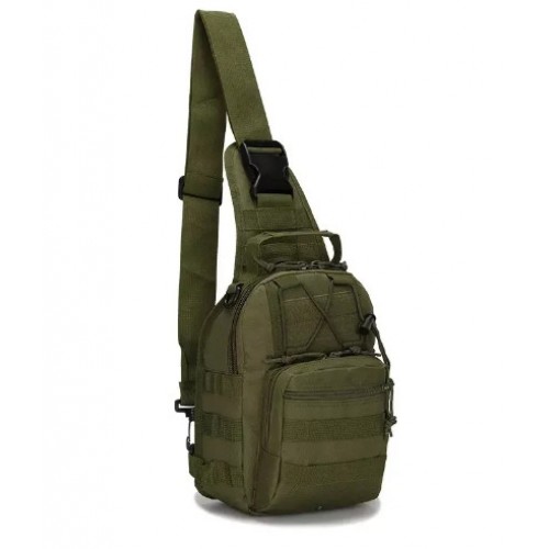Сумка тактична No Brand 27x20x15 см Зелений (1713885921) Сумка тактична No Brand 27x20x15 см Зелений (1713885921)