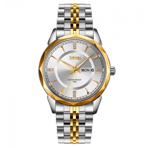 Годинник чоловічий класичний Skmei 9268 Silver-Gold Годинник чоловічий класичний Skmei 9268 Silver-Gold