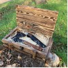 Набір подарунковий Gorillas Market Воїн Gorillas BBQ у дерев'яній коробці (hub_WAqy43441)