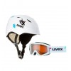 Комплект шолом гірськолижний дитячий + маска Uvex Airwing II SET (48-52) для дитини 3-4 роки Білий (S56S1121401) в інтернет супермаркеті PbayMarket!