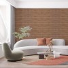 Самоклеюча 3D панель під світлий дуб Sticker Wall 2800х700х3мм