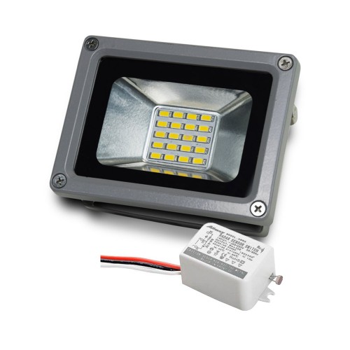 Комплект LED-прожектор Lightwell LW-10W-220 та Датчик руху з сенсором освітленості AMRS Комплект LED-прожектор Lightwell LW-10W-220 та Датчик руху з сенсором освітленості AMRS