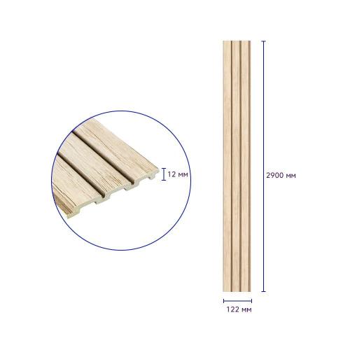 Декоративна PS рейка Sticker Wall 122*2900*12мм (D) SW-00001741 Декоративна PS рейка Sticker Wall 122*2900*12мм (D) SW-00001741