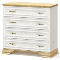 Комод Меблі Сервіс Ірис 4Ш Андерсон пайн + Дуб золотий (qwfe77)