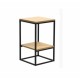 Приліжковий столик у стилі Loft NS-1482 630x350x350 мм Черный