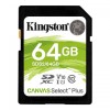 Карта пам'яті SDXC 64GB UHS-I Class 10 Kingston Canvas Select Plus R100MB/s (SDS2/64GB)