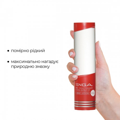 Лубрикант стандартної консистенції Tenga Hole Lotion Real (170 мл) на водній основі, універсальний в інтернет супермаркеті PbayMarket!