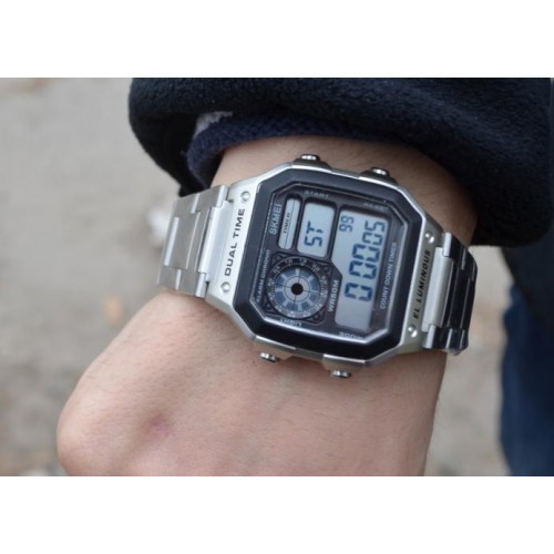 Наручний годинник чоловічий Skmei Ripple Silver 1335S Сріблястий (1540) Наручний годинник чоловічий Skmei Ripple Silver 1335S Сріблястий (1540)