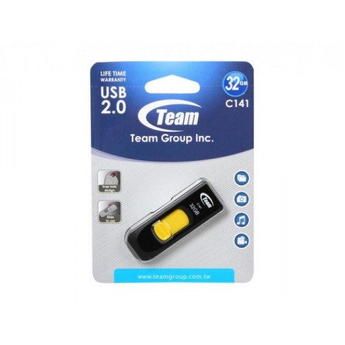 Флеш-накопичувач USB 32Gb Team C141 Yellow (TC14132GY01) в інтернет супермаркеті PbayMarket!