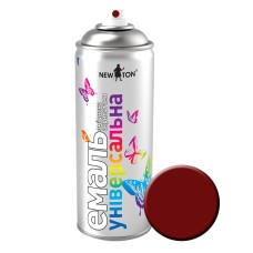 Емаль універсальна New Ton Глянцева 400 мл RAL 3005 Вишневий