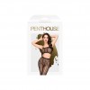 Комплект Penthouse Work it Out S/L Black, короткий топ та колготки, ажурне плетіння в інтернет супермаркеті PbayMarket!