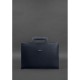 Жіноча шкіряна сумка для ноутбука та документів BlankNote 15 Dark Blue (BN-BAG-36-navy-blue)