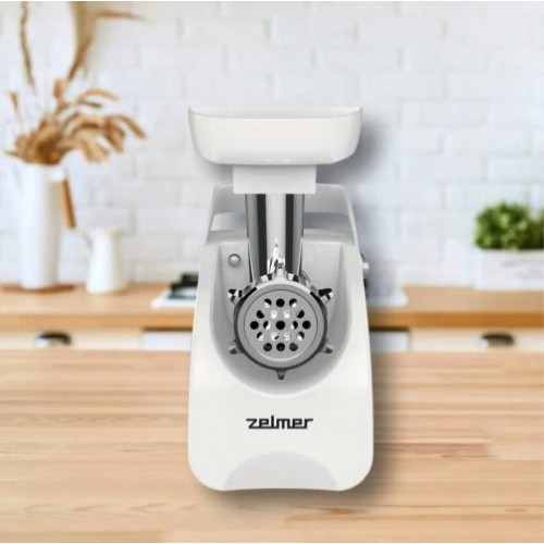 М'ясорубка ZELMER ZZMM9801B 2200 Вт Білий (74723493) М'ясорубка ZELMER ZZMM9801B 2200 Вт Білий (74723493)