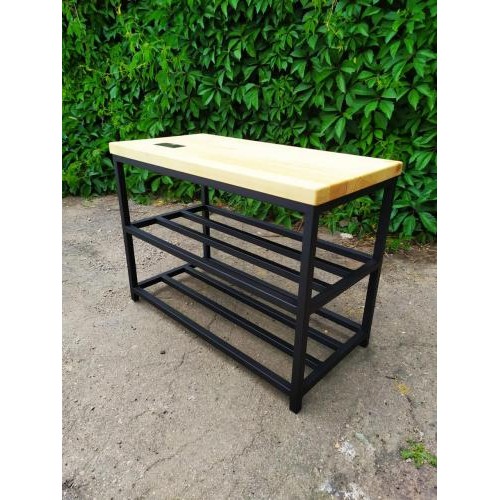 Банкетка GoodsMetall у стилі Лофт 800х500х350 мм Бадді Банкетка GoodsMetall у стилі Лофт 800х500х350 мм Бадді