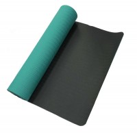 Килимок для фітнесу LiveUp TPE Yoga Mat 173x61x0.6 см Зелено-сірий (1000-LS3237-06g)