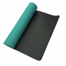Килимок для фітнесу LiveUp TPE Yoga Mat 173x61x0.6 см Зелено-сірий (1000-LS3237-06g)