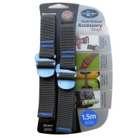 Ремінь для стягувань Sea To Summit Accessory Strap With Hook Buckle 20 мм 1,5 м (1033-STS ATDASH201.5)