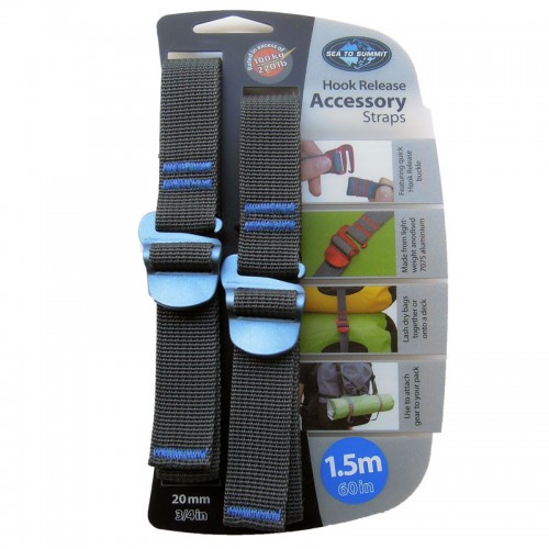 Ремінь для стягувань Sea To Summit Accessory Strap With Hook Buckle 20 мм 1,5 м (1033-STS ATDASH201.5) Ремінь для стягувань Sea To Summit Accessory Strap With Hook Buckle 20 мм 1,5 м (1033-STS ATDASH201.5)