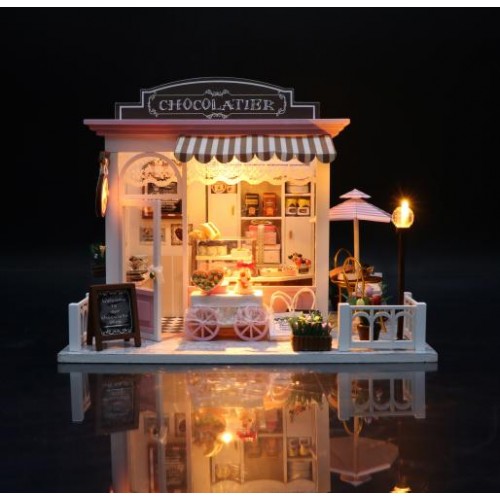 Ляльковий будиночок 3D Румбокс CuteBee DIY DollHouse Шоколадниця (V357SD) Ляльковий будиночок 3D Румбокс CuteBee DIY DollHouse Шоколадниця (V357SD)