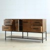 Комод у стилі Loft NS-273 980x1200x450 мм Черный в інтернет супермаркеті PbayMarket!