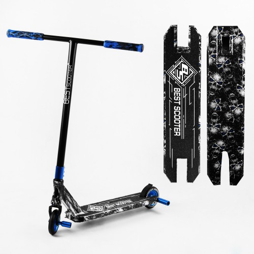 Самокат трюковий Best Scooter HIC-система пеги алюмінієвий диск та дека принт Horror skulls 100 кг Різнобарвний (105671) Самокат трюковий Best Scooter HIC-система пеги алюмінієвий диск та дека принт Horror skulls 100 кг Різнобарвний (105671)