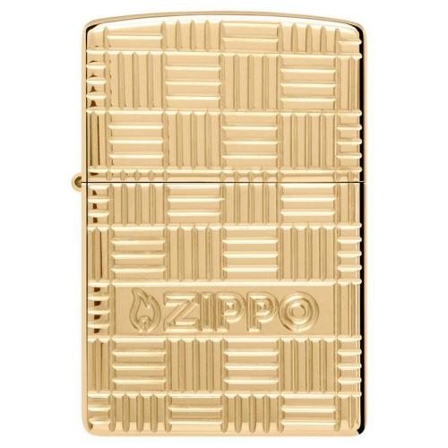 Запальничка бензинова Zippo Basketweave Design Золотистий (46274)