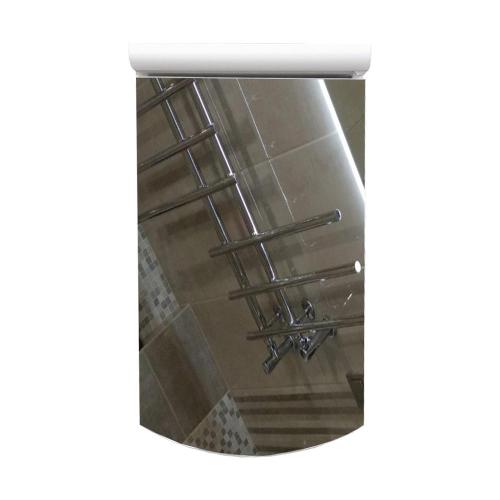 Дзеркальна шафа Mikola-M Plastic 4.1 права 55*70*15 см Білий