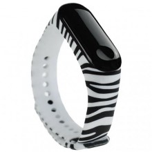 Ремінець Painted Strap для Xiaomi Mi Band 5 / 6 Zebra