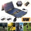 Сонячна панель Solar Power портативна зарядна станція складана з USB 5V - 10W камуфляж (SPH10)