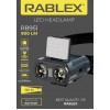 Ліхтар налобний акумуляторний RABLEX RB-951 Білий + червоне світло