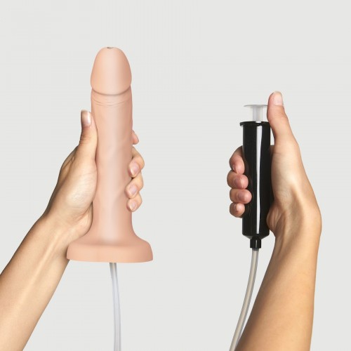 Фалоімітатор, що кінчає Strap-On-Me Squirting Cum Dildo Realistic Vanilla, діам. 3,5 см, силікон в інтернет супермаркеті PbayMarket!