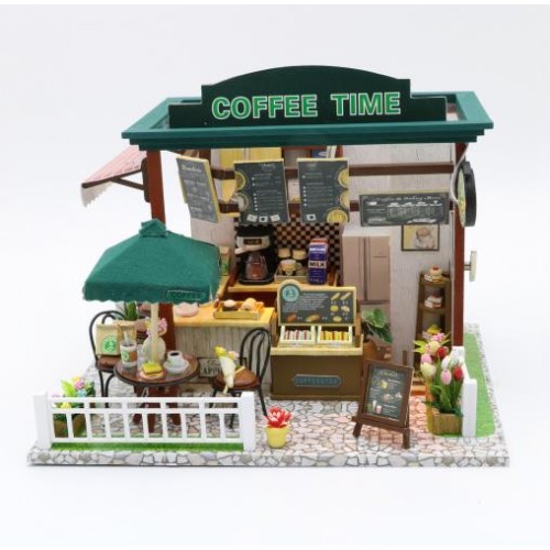 Ляльковий будиночок 3D Румбокс CuteBee DIY Doll HouseCoffee Time (V356SD) Ляльковий будиночок 3D Румбокс CuteBee DIY Doll HouseCoffee Time (V356SD)