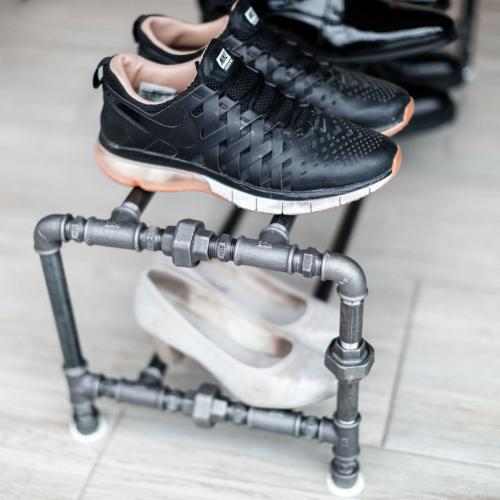 Взуття із труб GoodsMetall в стилі Лофт 1100х340х330 ПТ11 Взуття із труб GoodsMetall в стилі Лофт 1100х340х330 ПТ11