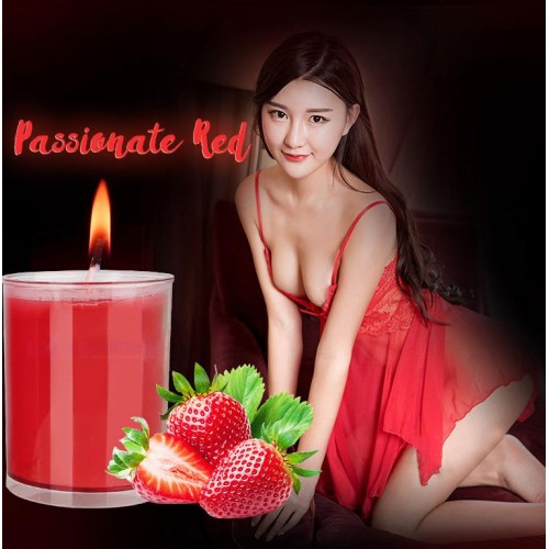 Свічка We Love для сексуальних ігор з ароматом полуниці L в інтернет супермаркеті PbayMarket!