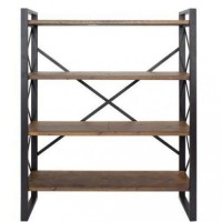 Стелаж для зберігання в стилі Loft NS-1880 1230x800x300 мм Черный Стелаж для зберігання в стилі Loft NS-1880 1230x800x300 мм Черный