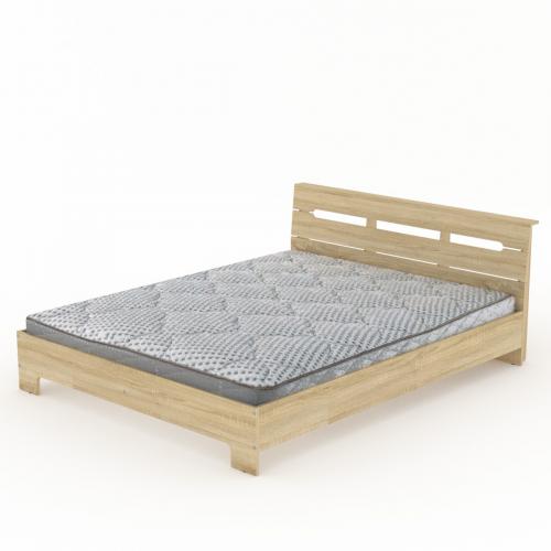 Ліжко Компанит 160 х 200 Стиль Дуб сонома (New-118) Ліжко Компанит 160 х 200 Стиль Дуб сонома (New-118)